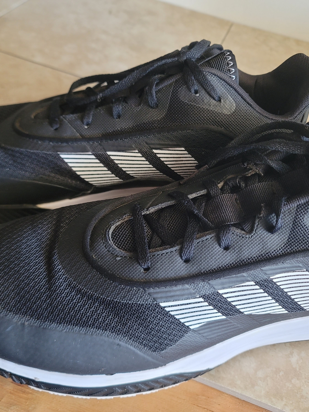 Adidas Men’s Black Lightweight Running Shoes